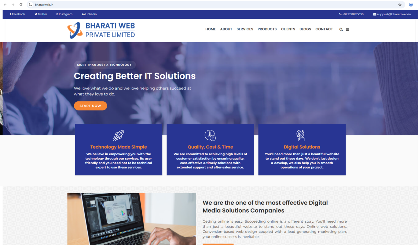 Bharati Web Private Limited